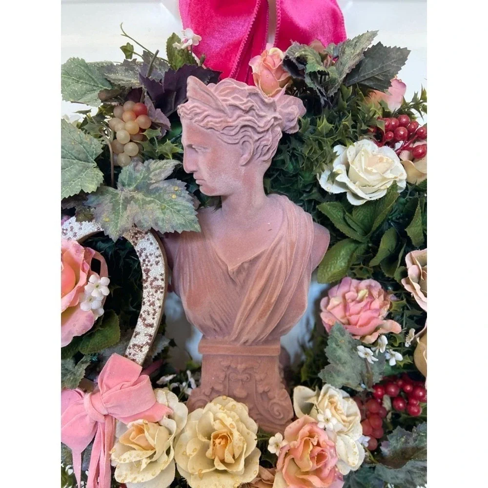 Victorian Wreath for Front Door - Romantic‎ Coquette Decor - Shabby Chic